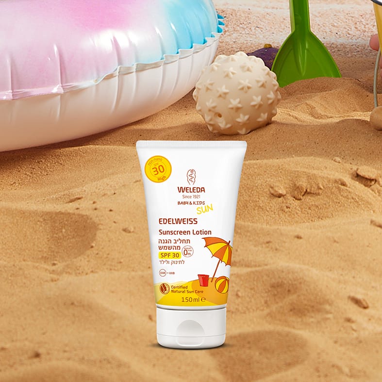 תחליב הגנה מהשמש SPF30 לתינוק ולילד