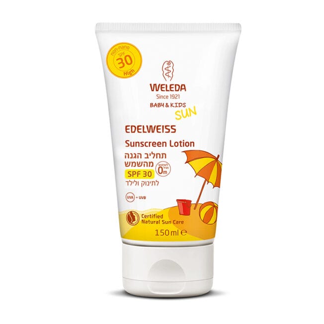 תחליב הגנה מהשמש SPF30 לתינוק ולילד