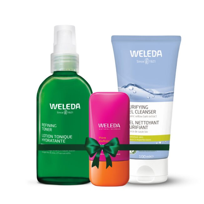 מארז לעור שומני עם פצעונים