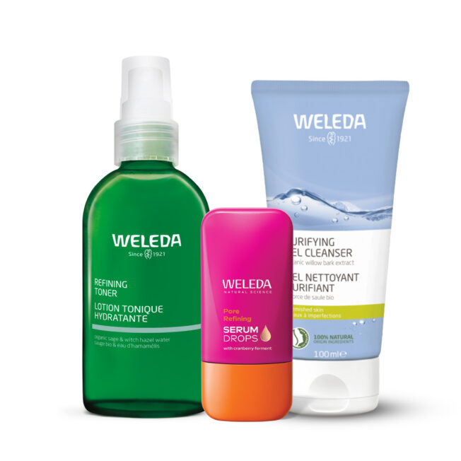 מארז לעור שומני עם פצעונים