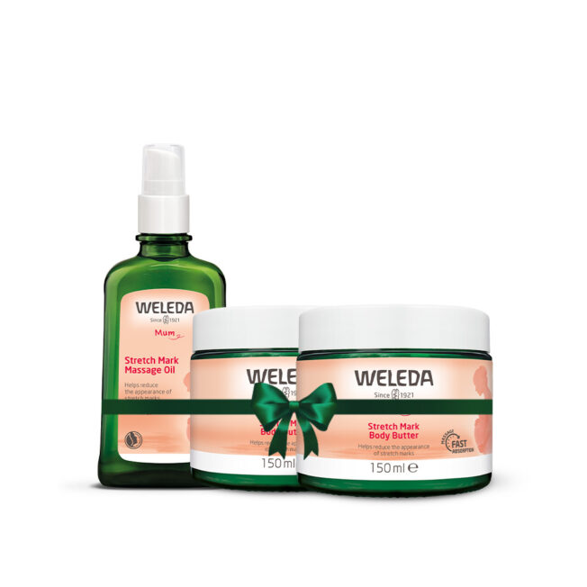 מארז סימני מתיחה בדגש על חמאת הריון