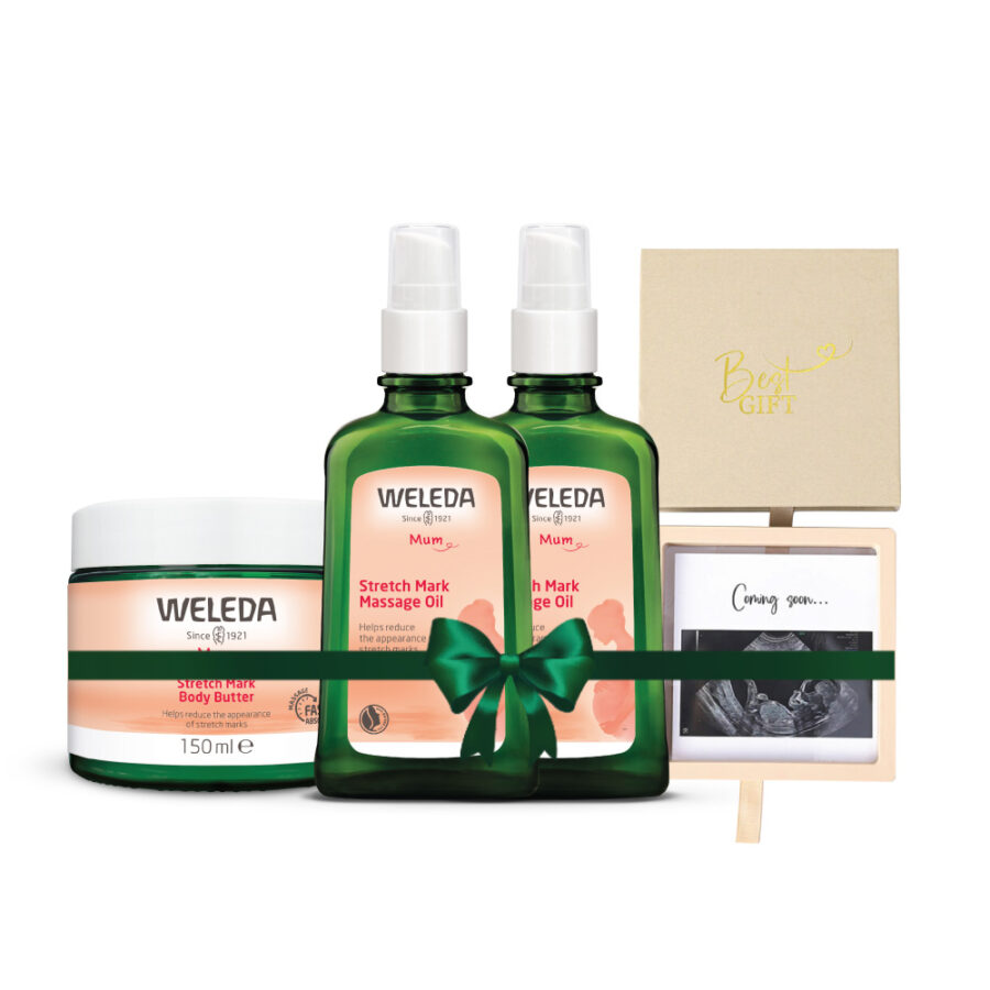 מארז סימני מתיחה בדגש על שמן הריון