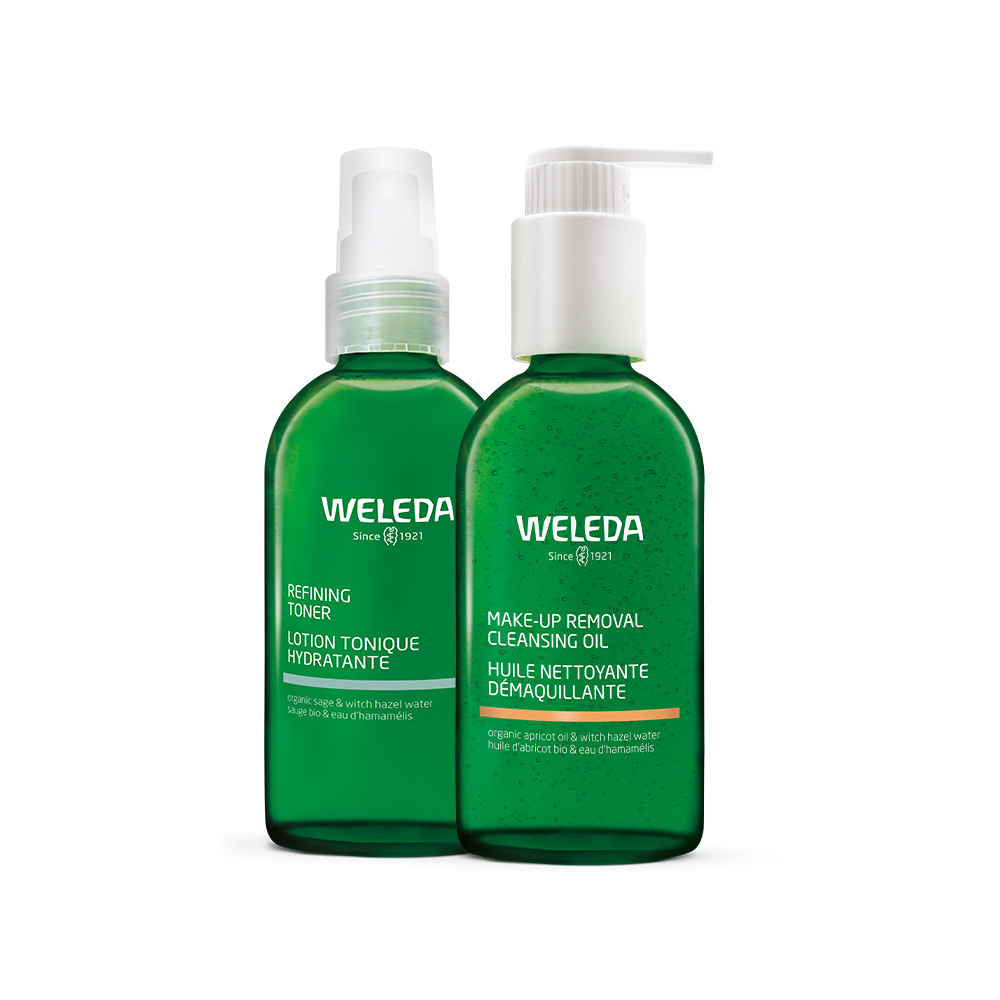 טונר מטהר לניקוי פנים ושמן להסרת איפור ב 142 ש"ח