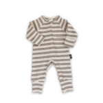 אוברול במידה 0-3 פסים מבד וופל