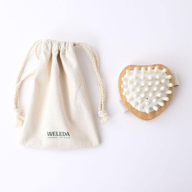 מברשת לעיסוי צלוליט בתיק בד